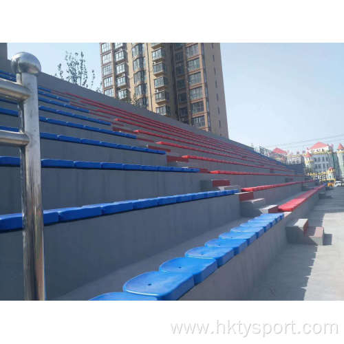 Factory Best Price HDPE Blow Moulding Colorful Plastic Seat Chair for Stadium Outdoor Use